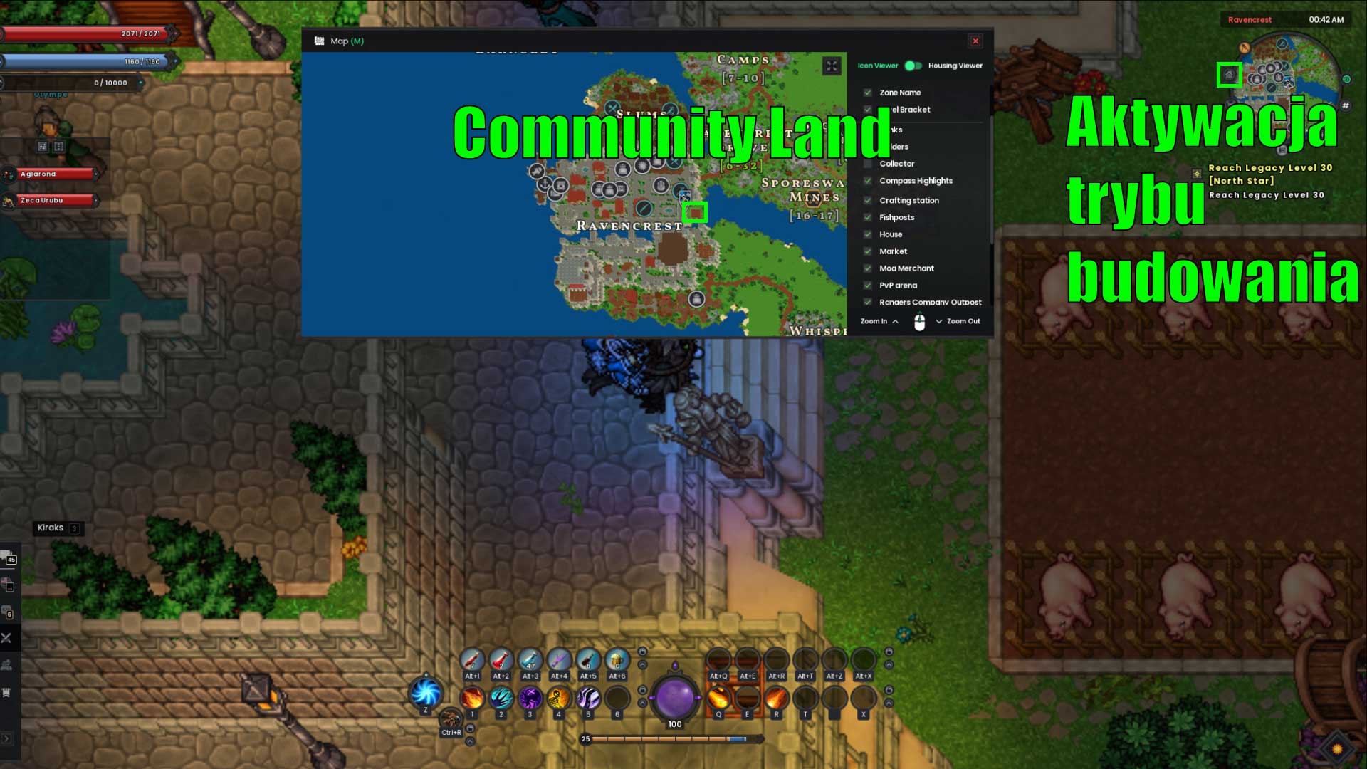 Ravendawn online community land
